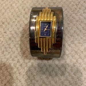Vintage Art Deco Silver Tone Bracelet Homer Watch.